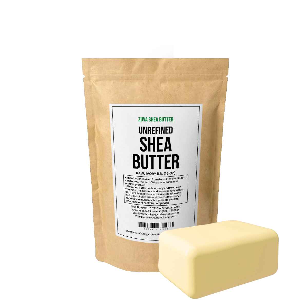 Unrefined African Shea Butter (16 oz)