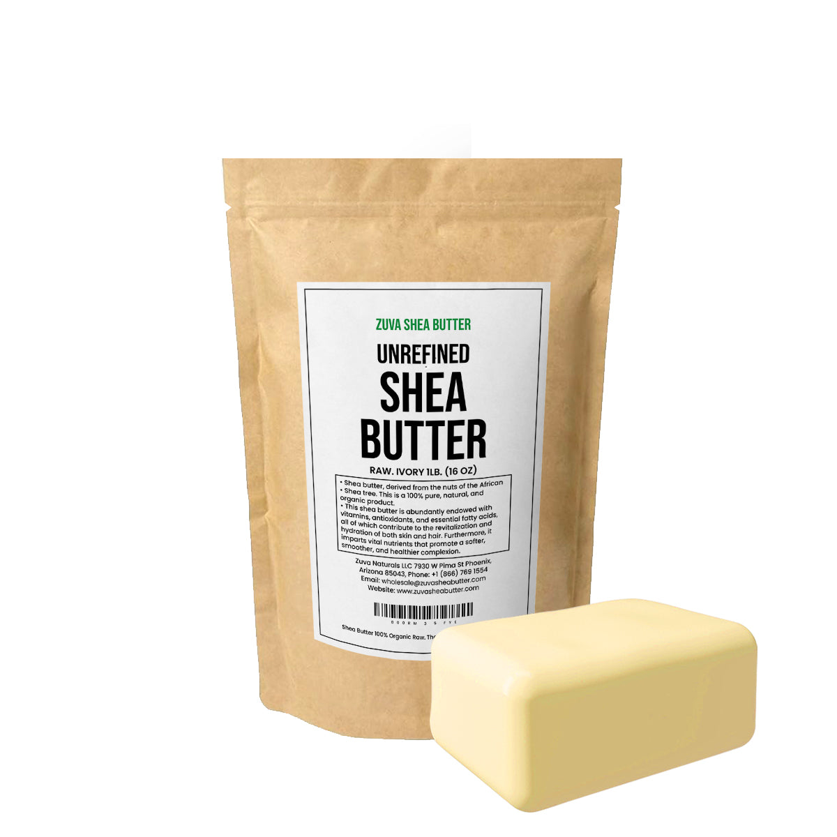 Unrefined Shea Butter (16 oz)